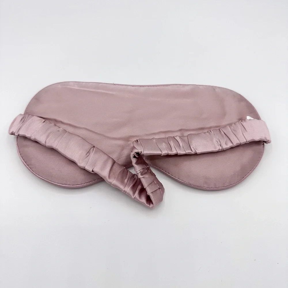 100% Silk Pink Sleep Eye Mask